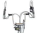 RIOMOBILITY Handcycle e-Dragonfly Electric Assist Attachable Hybrid Handcycle for Wheelchair